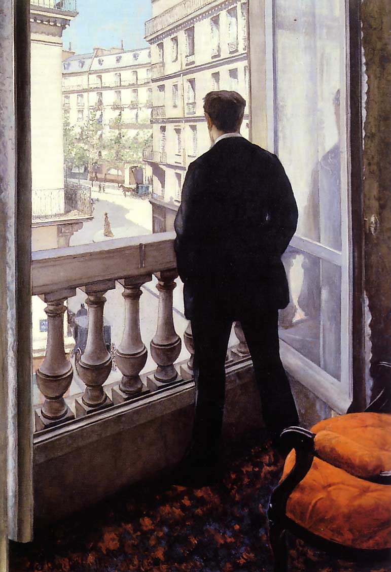 Gustave Caillebotte Young Man at his Window